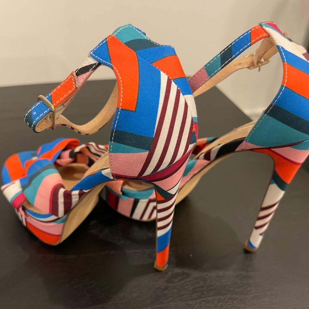 Liliana Platform Stiletto Heels Colorful